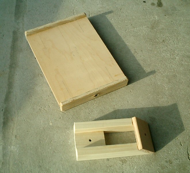 mirror and supports
