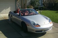 Boxster in driveway